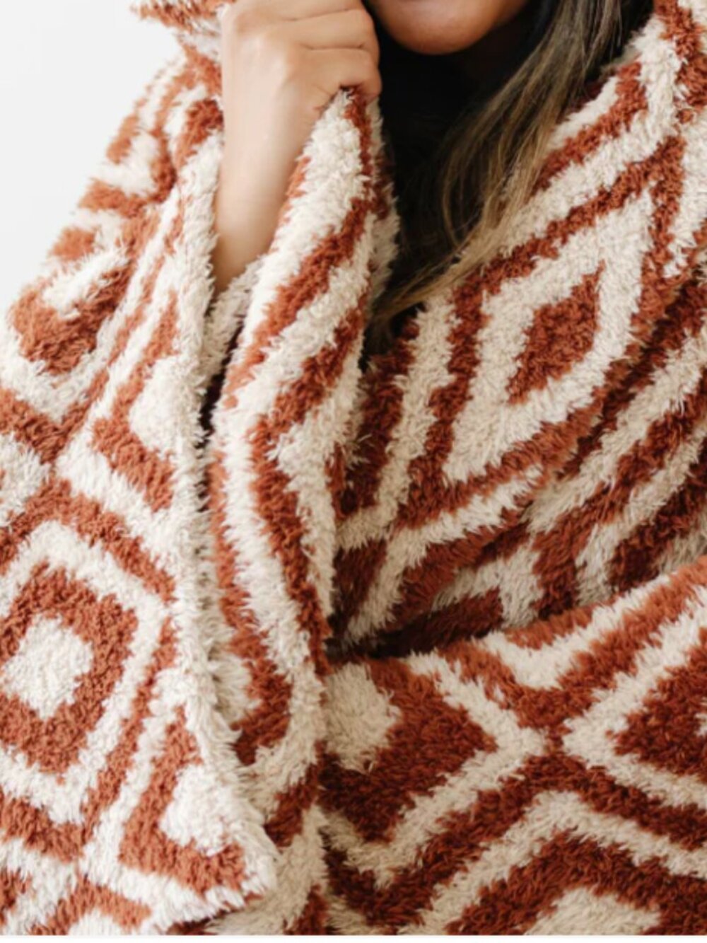 Saranoni Double Layer Bamboni Throw Blanket Khmer Print Boho